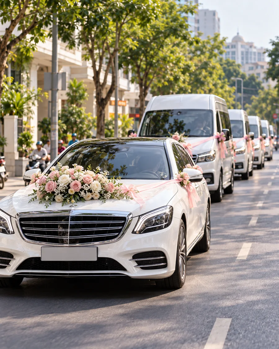 Trọn gói xe hoa và xe họ