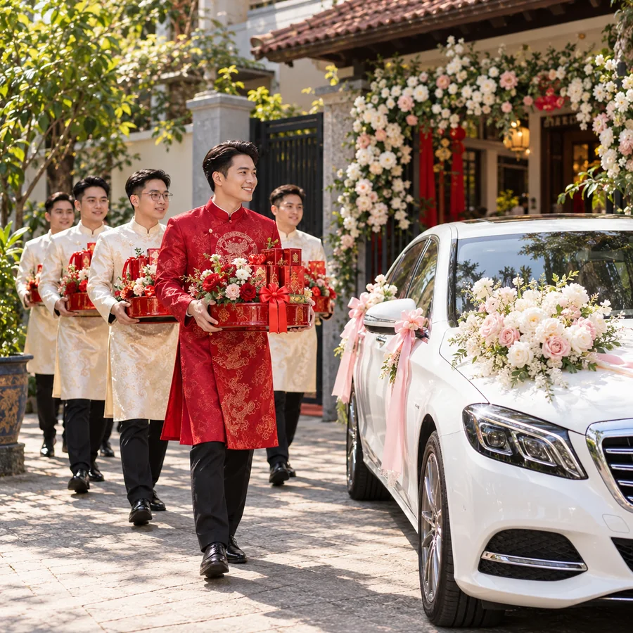 Xe hoa đám cưới đám hỏi